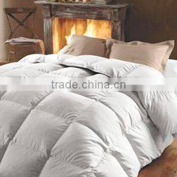 Wholesale goose or duck feather filled quilt luxury home textile