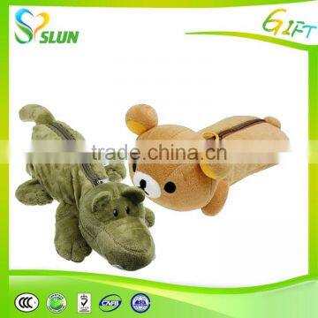 Cute plush toy pencil case animal pencil bag