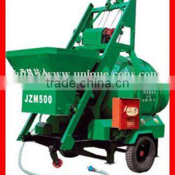 Gravity Type Of Double -conic Reversing Drum Concrete Mixer