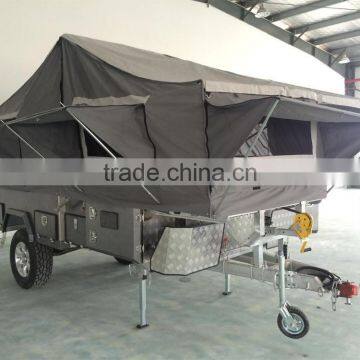 Hot sale hard floor camper trailer forward folding