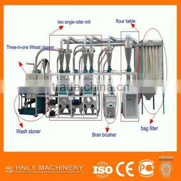 top selling stainless steel wheat flour mill plant for sale