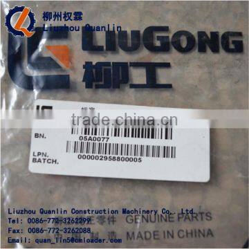 05A0077 CONSTRUCTION MACHINERY EXCAVATOR PART PLUG