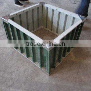 Galvanized riased garden bed