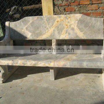 Marble Carving Garden Bench