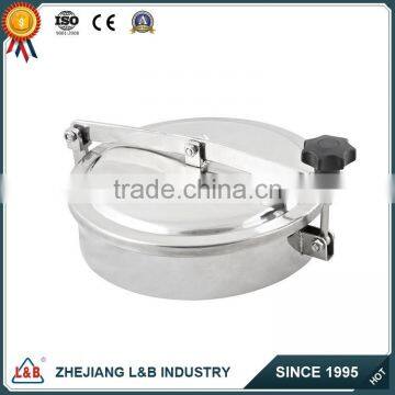 Stainless steel round oval manhole cover without pressure