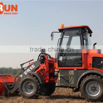 1.5 Ton Construction Machinery Small Wheel Loader With Mixer Bucket/ 4 in 1 Bucket photo-4