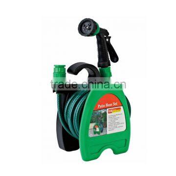 patio hose set mini hose reel with hose spray nozzle