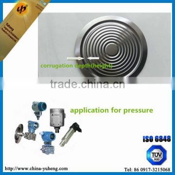 China Tantalum titanium 316l foil diaphragm differential pressure sensor