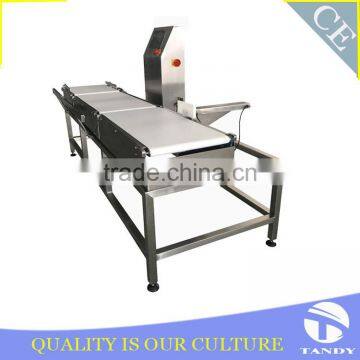 2016 newest cheap price check weigher with pusher rejector