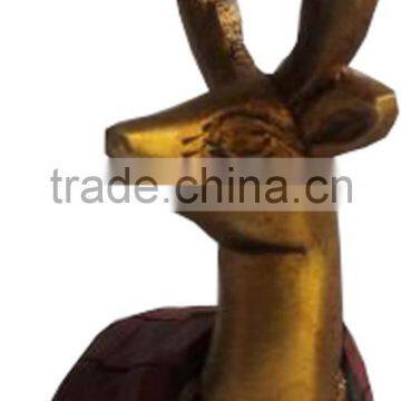 Bronze Deer With Stone Work Finish photo-2