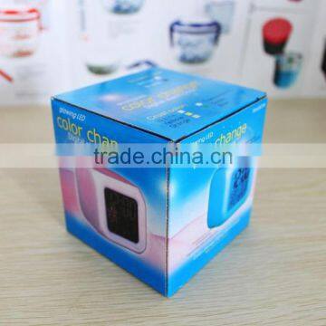 Led Color Changing Clock Digital Alarm Clock Promotional Gift Alarm Clock Home Decoration Clock