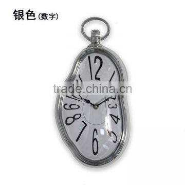2015 the Newest Wall Quartz Clock Melting Wall Clock Novelty Home Decor Wall Clock Art Clock