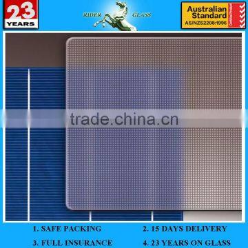 3.2/4mm Low Iron Solar Glass AR Coating