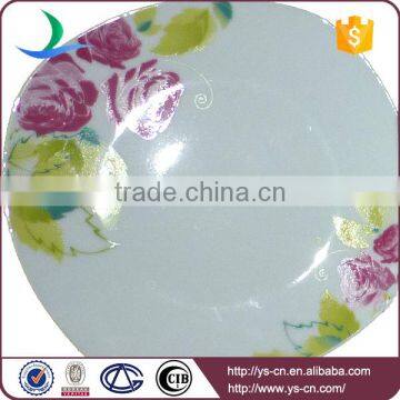 Blue Flower Decal Ceramic Hotel Restaurant Crockery Tableware photo-3
