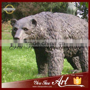 Outdoor Life Size Bronze Bear Graden Statue photo-2