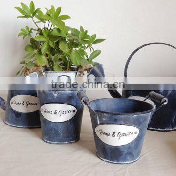 Handmade in China Home and Garden Black Rustic Decorative Cheap Watering Cans Wholesale photo-3