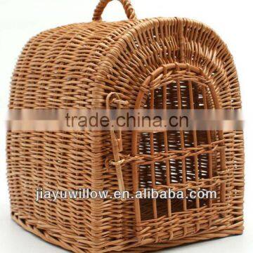 100% Handmade willow Wicker Cat or dog basket