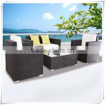 Outdoor Patio Furniture Rattan Sofa Set Sectional With Cushions photo-2