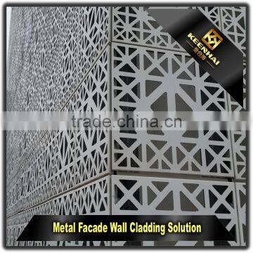 304 Stainless Steel Exterior Wall Perporated Metal Cladding for Decoration