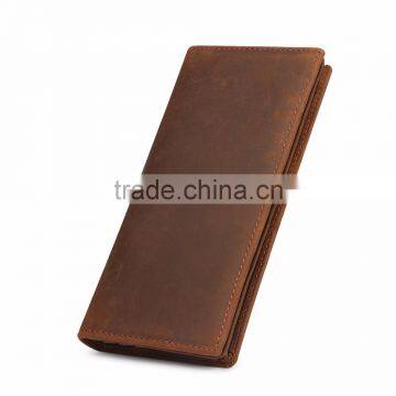 2017 Popular Money Bag Woods Genuine Leather Wallet Bussiness RFID Safe Card Case Wallet photo-3