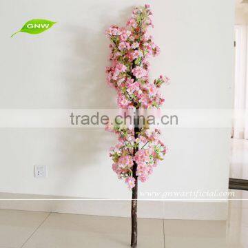 GNW BLS055 High Imitation Cherry Blossom Flower Branch pink color for event decoration