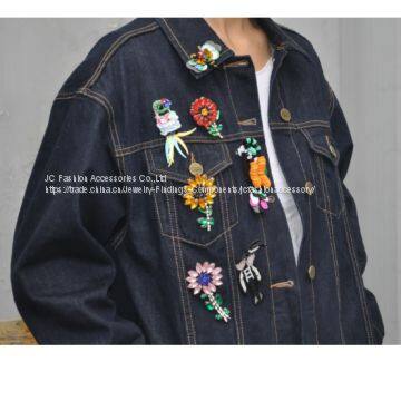 Sequin Bird Brooch photo-3