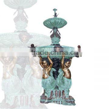 Angel Bronze Water Fountain Outdoor Large Bronze Fountain