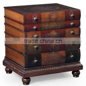 Classic Reproduction Solid Wood Regence Library Bookcase With Writing Table Desk Bureau BF11-05183a photo-3