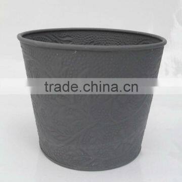 Zinc Planter,Embossed Work,Hand Made Planter