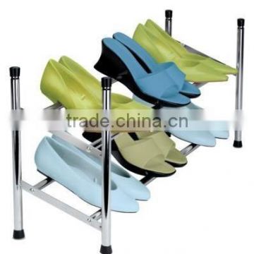 2- Tier Extendable Shoes Rack Shoes Stand Organiser for up to 10 Pairs of Shoes