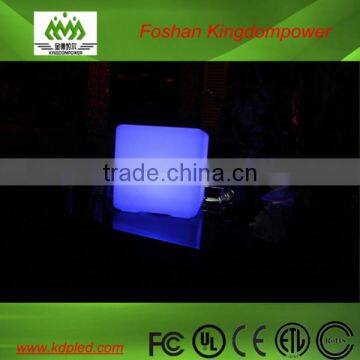 flashing led coffee cube with remote control