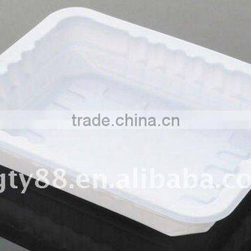 thermoforming vacuum suction packaging tray of plastic