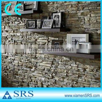 Solid yellow decorative stone for walls