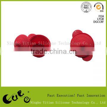 Silicone two ears bowls with lid