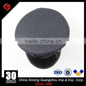 Hand Made 100% Cotton Navy Military Uniform Officer Peaked Caps photo-4