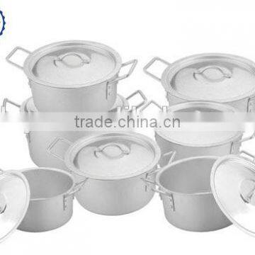 14pcs 16-28cm High Quality Satin Aluminum Multi Soup Stock Pot Set photo-3