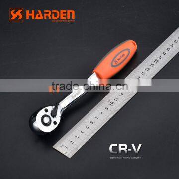 Professional 3/8" Quick Release Ratchet Wrench With Crank Grip Handle photo-2