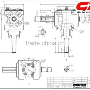 Customized Agricultural Bevel Gearbox OEM ODM photo-3