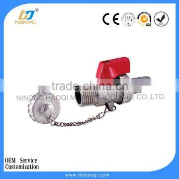 New brass ball valve with lock for Europe Market