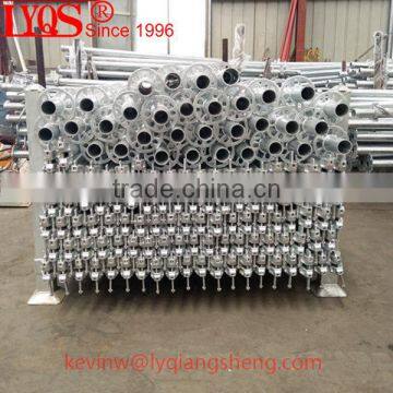 Steel ringlock staging scaffolding for construction