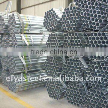 pre-galvanzied steel pipe round