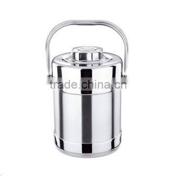Guangzhou Manufacture Supplier OEM Insulated ice bucket stainless steel ice bucket with Lid