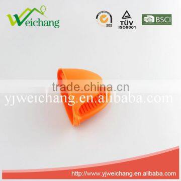 WCE254 Oven Mitt Silicone Pot Holders, Heat Resistant Cooking Barbecue Grill Gloves photo-2