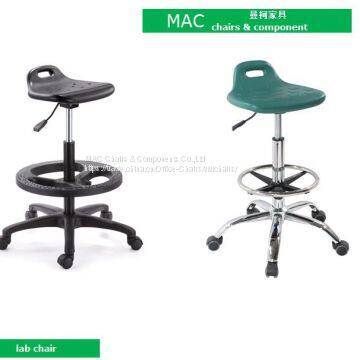 Hot Sale ESD PU Laboratory Chair/ Fire Retardant Lab Stool With Wheels photo-4