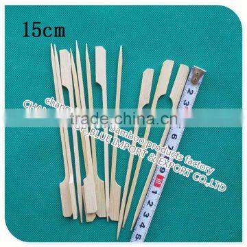 Natural bamboo skewer flat