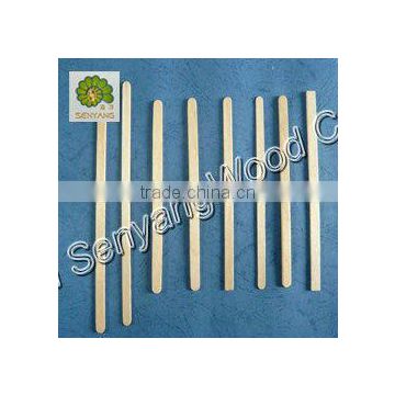 disposable wooden birch wooden coffee stirrer