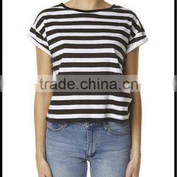 Best stitching womens stripe tshirt