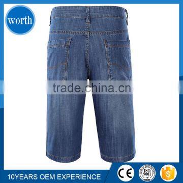 Men Summer Loose Denim Fashion Design Cheap Jean Shorts photo-2