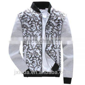 2016new Custom Print Zipper Baseball Jacket for Man photo-2