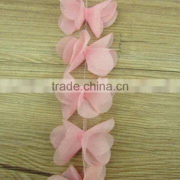 Handmade Decoration Chiffon Flower for Home Interior or Wedding Decoration or Clothing photo-6